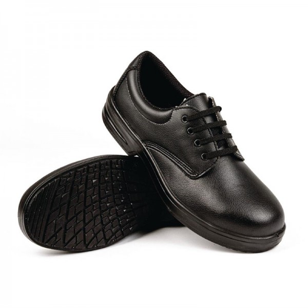Chaussures de sécurité à lacets noires Lites, couleur noir