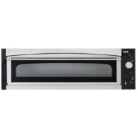 Four à pizza électrique mécanique acier inox Superior XL 6L GLASS