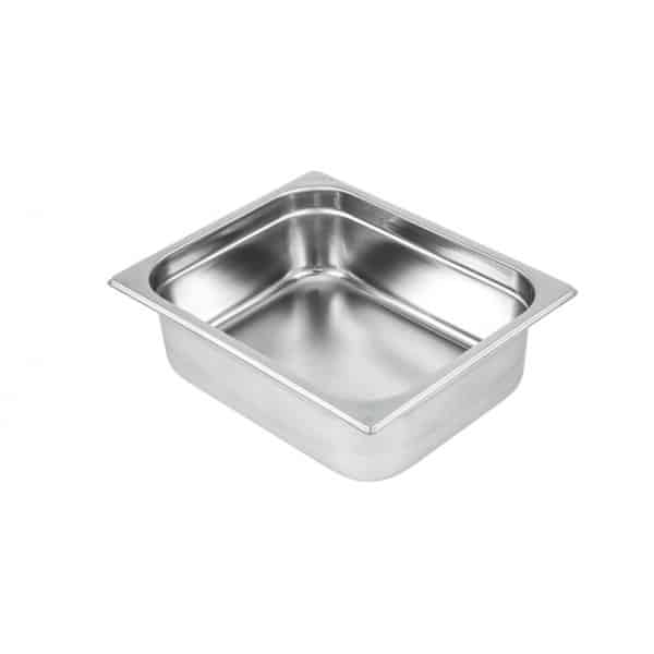Bac gastronorme 1/1 AISI 304, 30 litres, L 530 x P 325 x H 200 mm