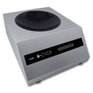 Wok induction monophasé, puissance 3500 W, L 410 x P 510 x H 210 mm
