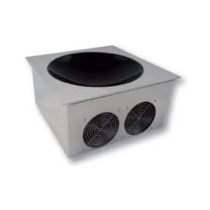 Wok induction monophasé, générateur intégré, gamme encastrable, puissance 3500 W,
