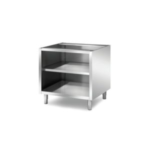Meuble boulanger - patissier, inox AISI 304, ouvert et 1 étagère, longueur 840 mm