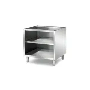 Meuble boulanger - patissier, inox AISI 304, ouvert et 1 étagère, longueur 840 mm