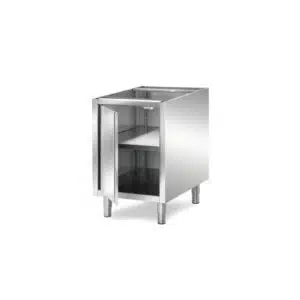 Meuble boulanger - patissier, inox AISI 304, 1 porte et 1 étagère, longueur 740 mm