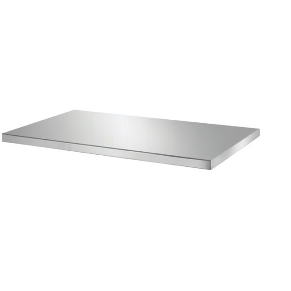 Dessus inox AISI 304, central, profondeur 700 mm