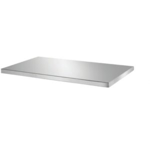 Dessus inox AISI 304, central, profondeur 800 mm
