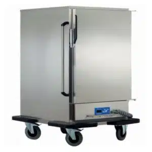 Armoire chauffante glissière emboutie, en inox, capacité 10 x GN2/1