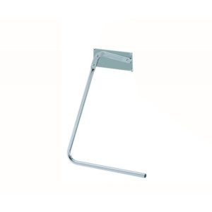 Support à pied en C pour rampe chauffante, L 311 x H 343 mm