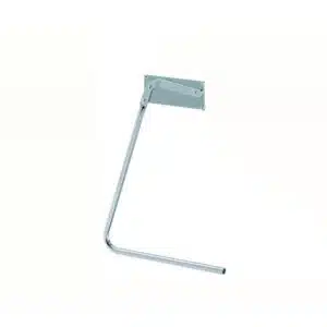 Support à pied en C pour rampe chauffante, L 311 x H 343 mm