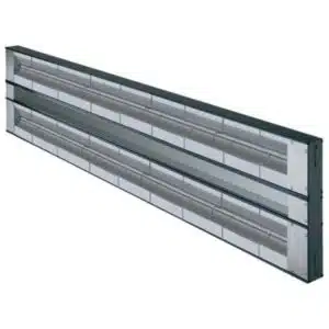 Rampe chauffante double infrarouge glo-ray double sans éclairage