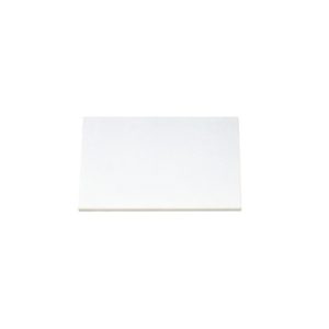 Plaque de decoupe cuisine, blanc, polyéthylène alimentaire, L 600 x P 400 x H 25 mm