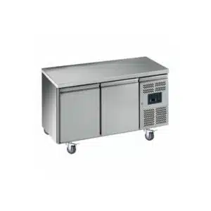 Desserte réfrigérée centrale -18/-22°C à 38°C inox 2 portes gamme gastro GN1/1 282 L