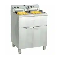 Friteuse électrique professionnelle double cuve