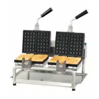 Gaufrier professionnel double ouverture 180° châssis