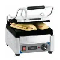 Grill panini petit premium rainurée - rainurée