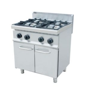 FOURNEAUX À GAZ 20 kw, 4 Bruleurs, sans four