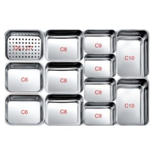 Ravier charcutier inox 3 L, type G6