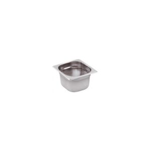 Bac gastronorme inox GN1/6 162 x 176 mm profondeur 100 mm