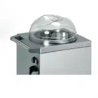 Couvercle en polycarbonate transparent pour chariots à assiettes