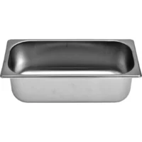 Bac à glace 4,5 L inox AISI 304 L 360 x P 170 x H 100 mm