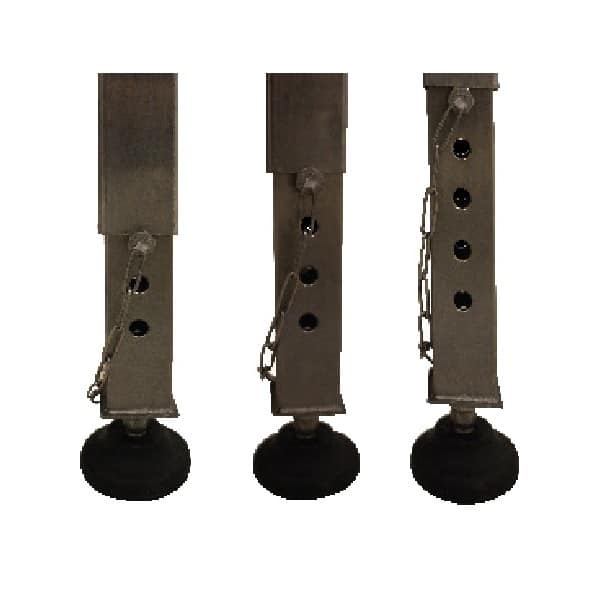Jeux de 4 chandelles de rehausse pour tables