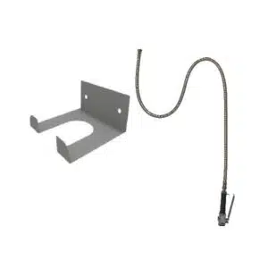 Robinetterie cuisine, douchette de rinçage accrochable, patte d'accroche , flexible inox L-2000mm