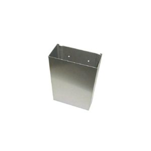 Support mural pour calots, en inox, L 300 x P 95 x H 200 mm