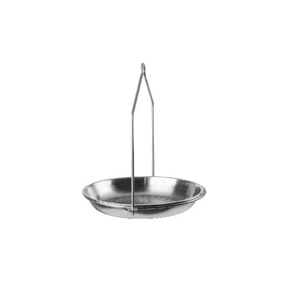 Option plateau et crochet inox pour dynamomètre mécanique