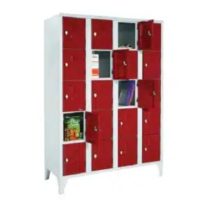 Armoires à consigne sur pieds, 4 colonnes