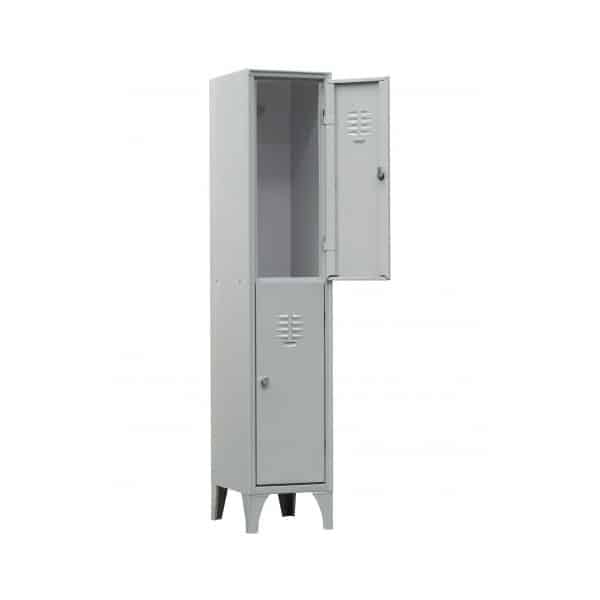 Armoire vestiaire multicase, 2 cases par colonne