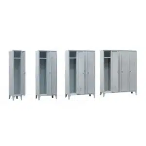 Armoires vestiaires industrie propre, profondeur 500 mm