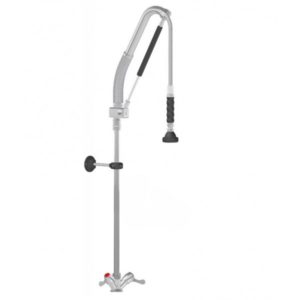 Robinetterie cuisine, douchette à declenchement automatique EC/EF, à poser sur plonge, H 1120 mm