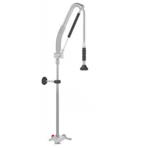 Robinetterie cuisine, douchette à declenchement automatique EC/EF, à poser sur plonge, H 1120 mm