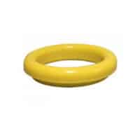 Collerette PVC jaune (RAL 1016) ø235 mm pour TVO inox