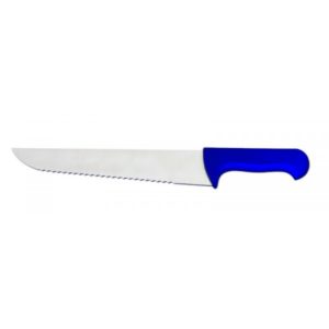 Couteaux poisson lame crantée, manche polypropylène noir