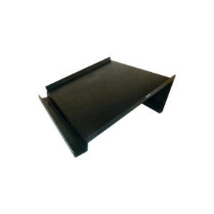 Support de présentation saucissons, couleur noir, en inox, L 245 x P 271 x H 100 mm