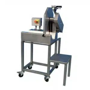 Tronçonneuse à poisson avec injection d'eau manuelle, en inox, 0,75 kW