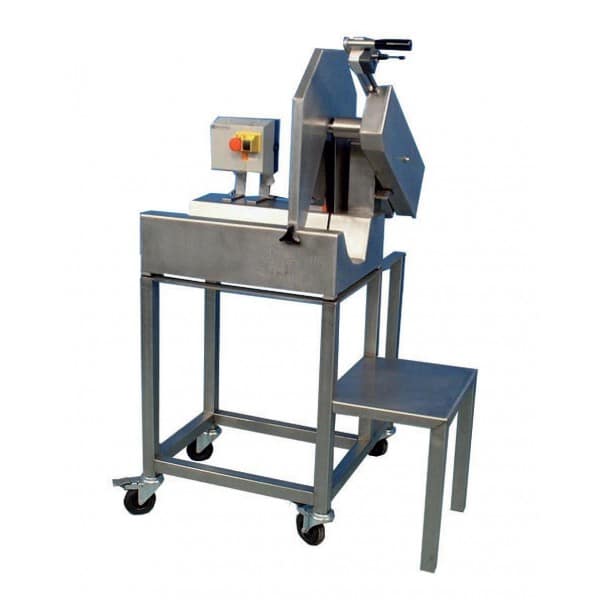 Tronçonneuse à poisson avec injection d'eau automatique, en inox, 0,75 kW