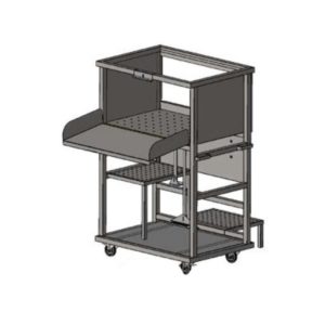 Trémie à glace 310 L inox AISI 304