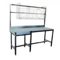 Combiné de boucherie avec panier à barquette billot à droite P 640 mm