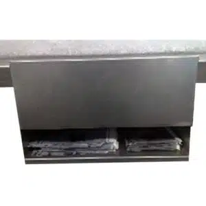 Excroissance avec grille 1000 x 500 mm, accrochage sur l'arrière, pour étals neutres