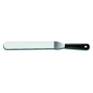 Palette spatule coudée, manche noir ABS surmoulé