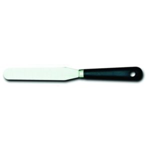 Palette spatule droite, manche noir ABS surmoulé
