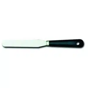 Palette spatule droite, manche noir ABS surmoulé
