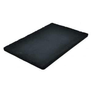 Plateau rectangulaire en melamine, imitation pierre , sans pied