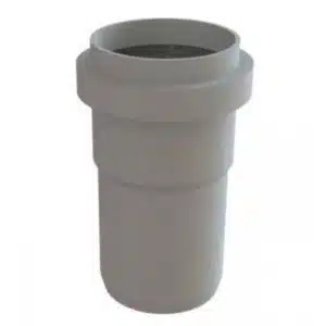 Raccord à joint pour manchon de sortie (en PVC à coller) pour siphons (200 x 200 mm), Ø 100 mm