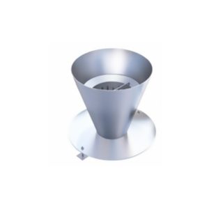 Cone de récupération fixe H 200 mm + cadre H 25 mm pour siphons (200 x 200 mm)