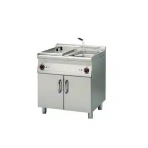 Friteuse électrique en inox AISI 304, gamme 700, 2 x 18 litres