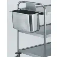 Bac à déchets crochetable L 420 x l 200 x H 250 mm pour chariot