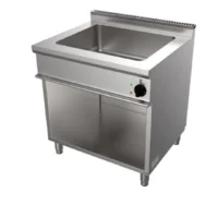 Bain-marie électrique 1 cuve GN2/1-200 sur placard ouvert